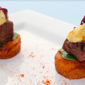 Beef Fillet with Potato Fondant & Bearnaisae